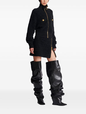Balmain Balmain Tweed bomber jacket
