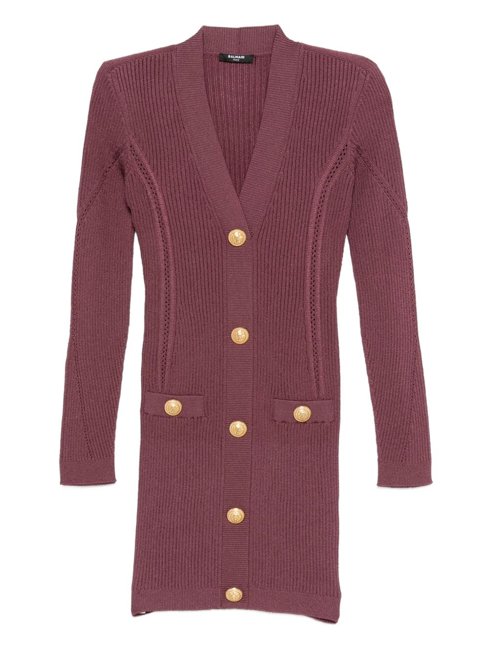 Balmain Dresses Purple