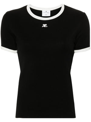 Courreges Pre COURREGES PRE T-shirts and Polos Black