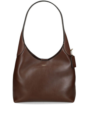 Coach Leather Brooklyn Bag 28 Brown
