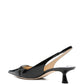 Jimmy Choo Amita 45 patent leather slingback pumps