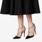 Valentino Garavani Rockstud Patent Pumps With 100mm Straps