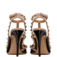 Valentino Garavani Rockstud Patent Pumps With 100mm Straps
