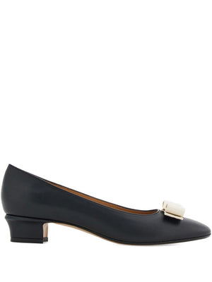 Ferragamo With Heel Black