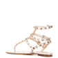 Valentino Garavani Rockstud metallic sandals