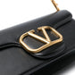 Valentino Garavani V logo plaque Locò leather shoulder bag