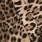 Dolce & Gabbana-Leopard-print tailored shorts.