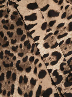 Dolce & Gabbana-Leopard-print tailored shorts.