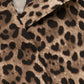 Dolce & Gabbana-Leopard-print tailored shorts.