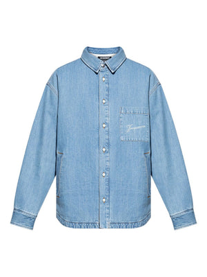 JACQUEMUS Shirts Blue