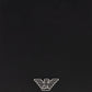 Emporio Armani Saffiano Leather Organizer With Asv Eagle Plaque