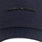 Emporio Armani Baseball Hat In Jacquard Nylon With All-Over Lettering Logo