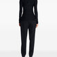 Balmain monogram high-neck top
