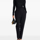 Balmain monogram high-neck top