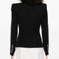 Balmain Double-Breasted Wool Blazer