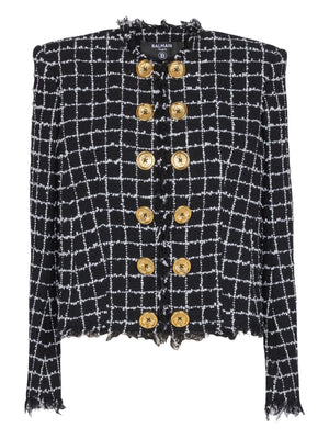 Balmain Jackets Black