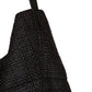 Balmain Track Tote Bag In Raffia And Calfskin