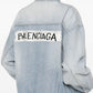 Balenciaga Jackets Clear Blue