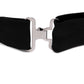 Emporio Armani Knotted Bow Tie In Micro-Textured Pure Silk