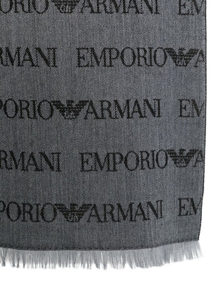Emporio Armani Scarfs Grey