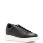 Emporio Armani Tumbled leather sneakers
