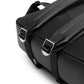Emporio Armani Asv Regenerated Saffiano Leather Round Backpack With Eagle Plate