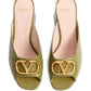 Valentino Garavani VLogo Signature Slide Sandal In Printed Calfskin 95MM