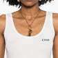 Chloé ChloÃ© Logo cotton top