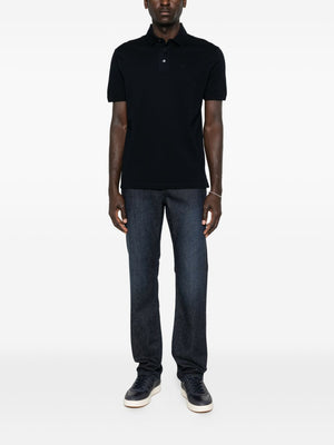 Emporio Armani Logo cotton polo shirt