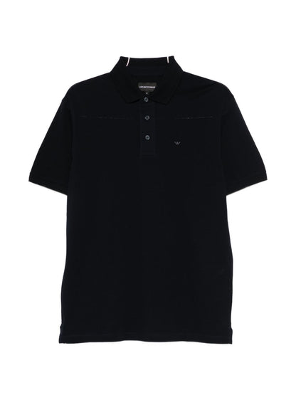 Emporio Armani Logo cotton polo shirt