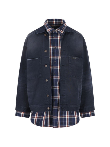 Balenciaga Jackets Blue