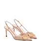 Valentino Garavani Vlogo Signature Slingback Décolleté In 80mm