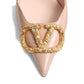 Valentino Garavani Vlogo Signature Slingback Décolleté In 80mm