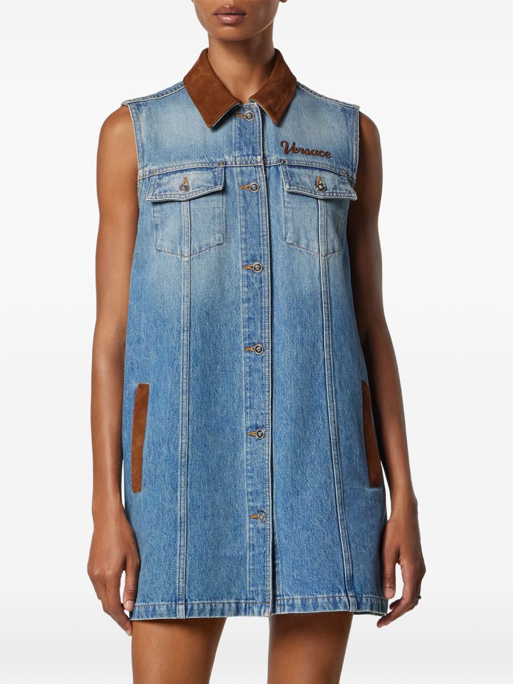Versace Dresses Blue