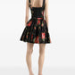 Dolce & Gabbana-bouquet rose mini skirt