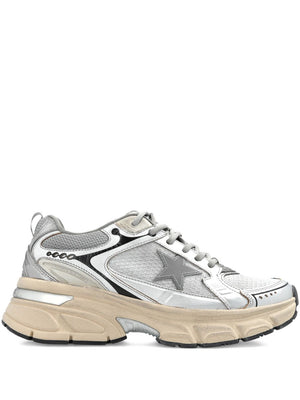 Golden Goose Lightstar Men's in grey mesh Sneakers