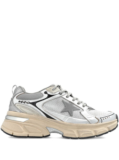 Golden Goose Lightstar Men's in grey mesh Sneakers