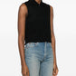 Saint Laurent Cotton sleeveless polo shirt
