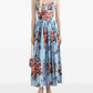 Dolce & Gabbana Flower Print Long Dress