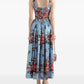 Dolce & Gabbana Flower Print Long Dress