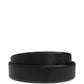 Emporio Armani Exclusive Reversible Saffiano Leather Belt