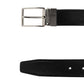 Emporio Armani Exclusive Reversible Saffiano Leather Belt