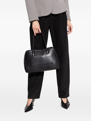 Emporio Armani Eagle Club Capsule Collection Soft Leather Shoulder Bag
