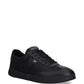 Emporio Armani Nylon sneakers with leather details