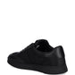 Emporio Armani Nylon sneakers with leather details