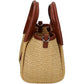 Emporio Armani Woven Straw Small Shopper Bag