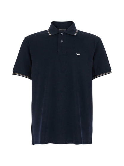 Emporio Armani Logo cotton polo shirt