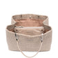 Emporio Armani Myea Medium Shopper Bag In Woven Nylon