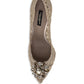 Dolce & Gabbana Rainbow lace décolleté with brooch