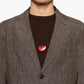 Emporio Armani Linen single-breasted blazer jacket
